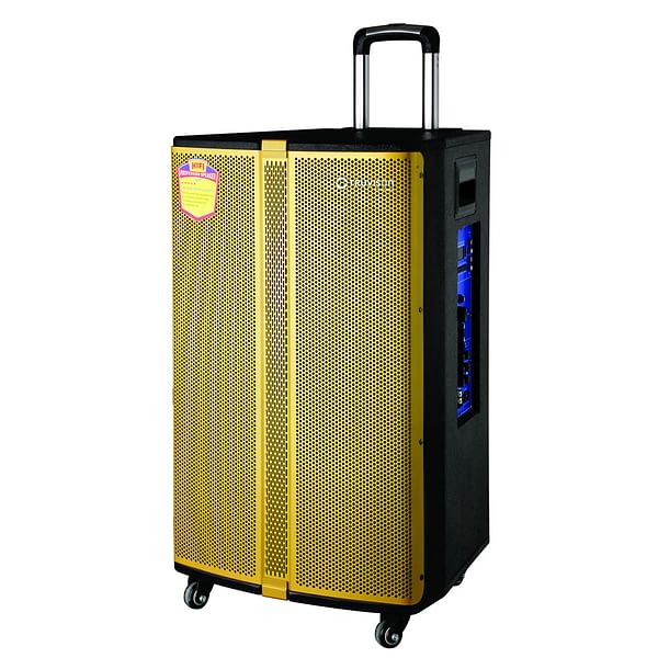 DJ SOUNDBANK GOLD SERIES TROLLEY SPEAKER with Bluetooth - Buy DJ SOUNDBANK GOLD SERIES TROLLEY SPEAKER Online at Best Price | Truvison. Available at ₹20,990